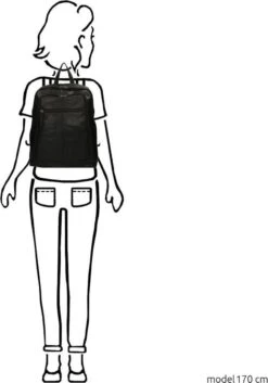 Chesterfield James Leren Laptop Rugzak - 14 Inch - Zwart -Tas Kortingswinkel 839x1200 3