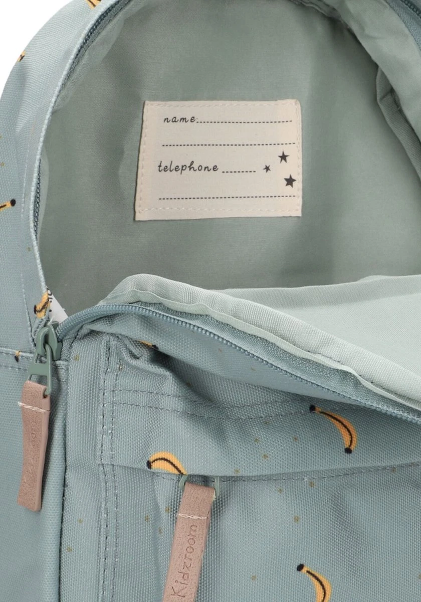 Kidzroom Picture This Rugzak 2 T/m 6 Jaar - Blauw - Bananen 8 Kidzroom Picture This Rugzak 2 T/m 6 Jaar - Blauw - Bananen - Afbeelding 6