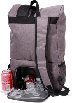 Norländer Network Rugtas Met Koelvak - Grijs 9 Norländer Network Rugtas Met Koelvak - Grijs -Tas Kortingswinkel 840x1200 7