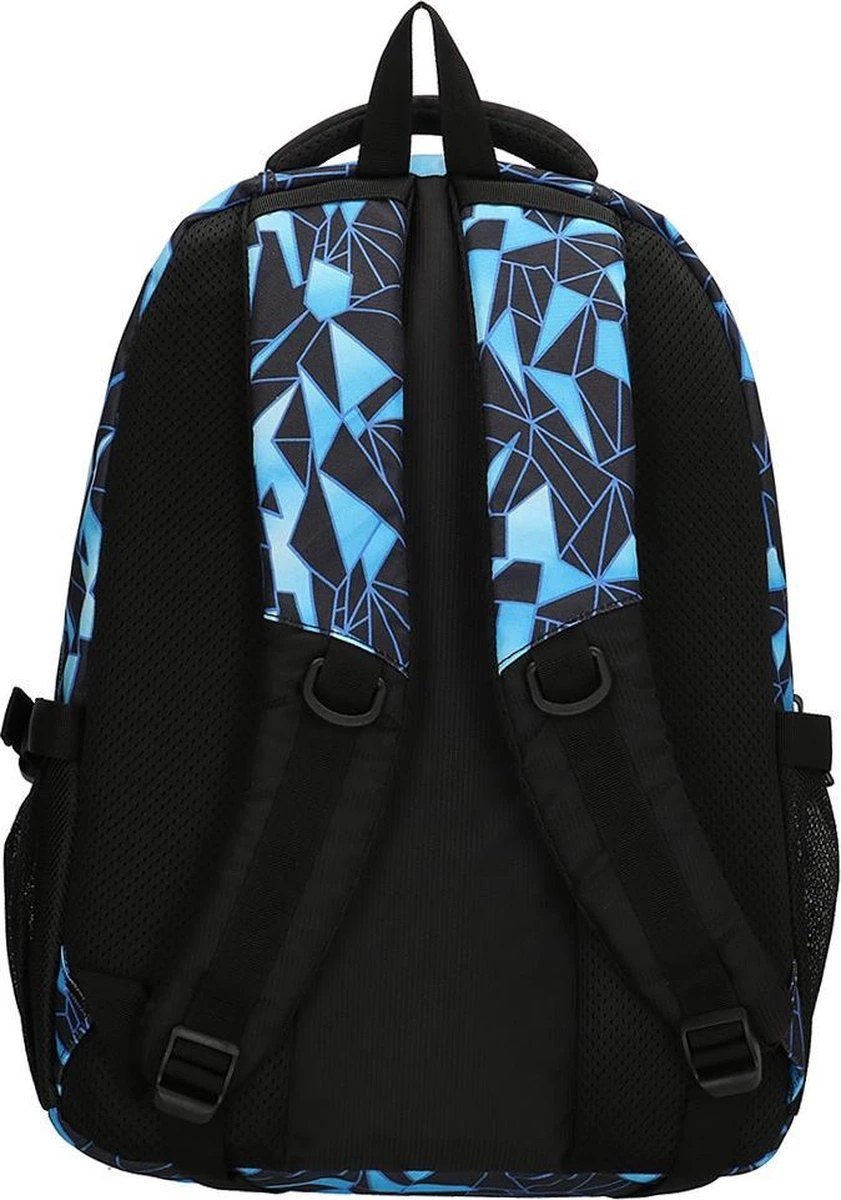 Enrico Benetti Santa Cruz Laptop Rugzak - Zwart/Aqua 11 Enrico Benetti Santa Cruz Laptop Rugzak - Zwart/Aqua - Afbeelding 9