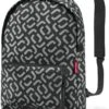 Reisenthel Mini Maxi Rucksack Rugzak - Opvouwbaar - 14L - Signature Black Zwart -Tas Kortingswinkel 844x1200 8
