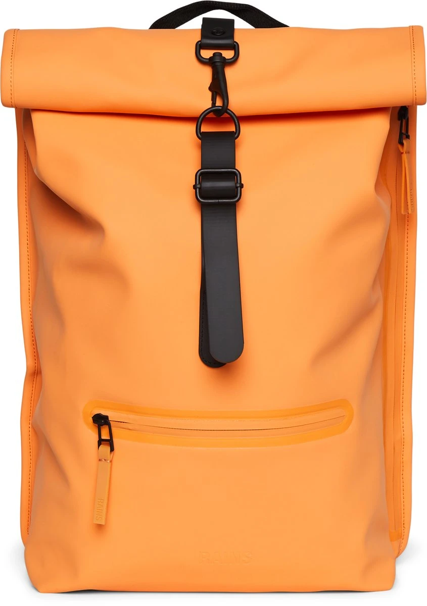Rains Rolltop Rugzak 16 Liter - Oranje 3 Rains Rolltop Rugzak 16 Liter - Oranje