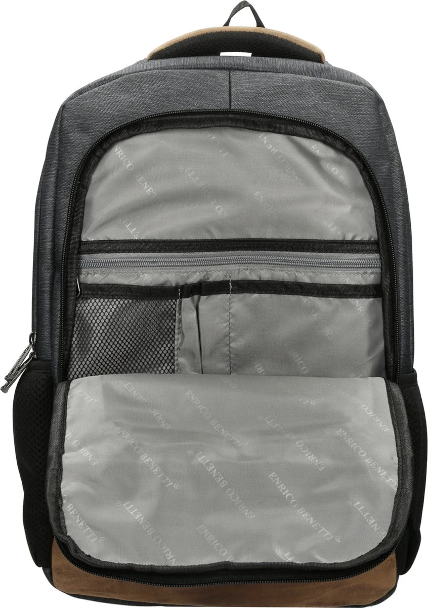Enrico Benetti München 62120 Laptop Rugzak 17" - Grijs 8 Enrico Benetti München 62120 Laptop Rugzak 17" - Grijs - Afbeelding 6