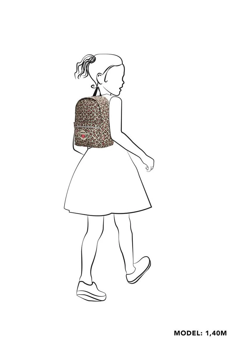 Beagles Original Kinderrugzak - Leo - Grijs 4 Beagles Original Kinderrugzak - Leo - Grijs - Afbeelding 2