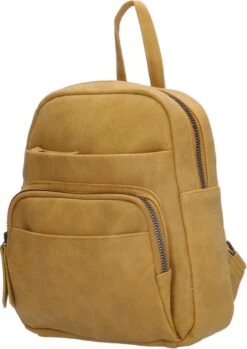 Enrico Benetti Zoë Dames Rugzak Klein - Kunstleer - Oker Geel 9 Enrico Benetti Zoë Dames Rugzak Klein - Kunstleer - Oker Geel -Tas Kortingswinkel 849x1200 8