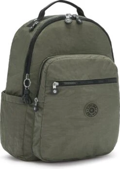 Kipling SEOUL Rugzak, 27 Liter, 15 Inch Laptopvak - Green Moss -Tas Kortingswinkel 851x1200 11