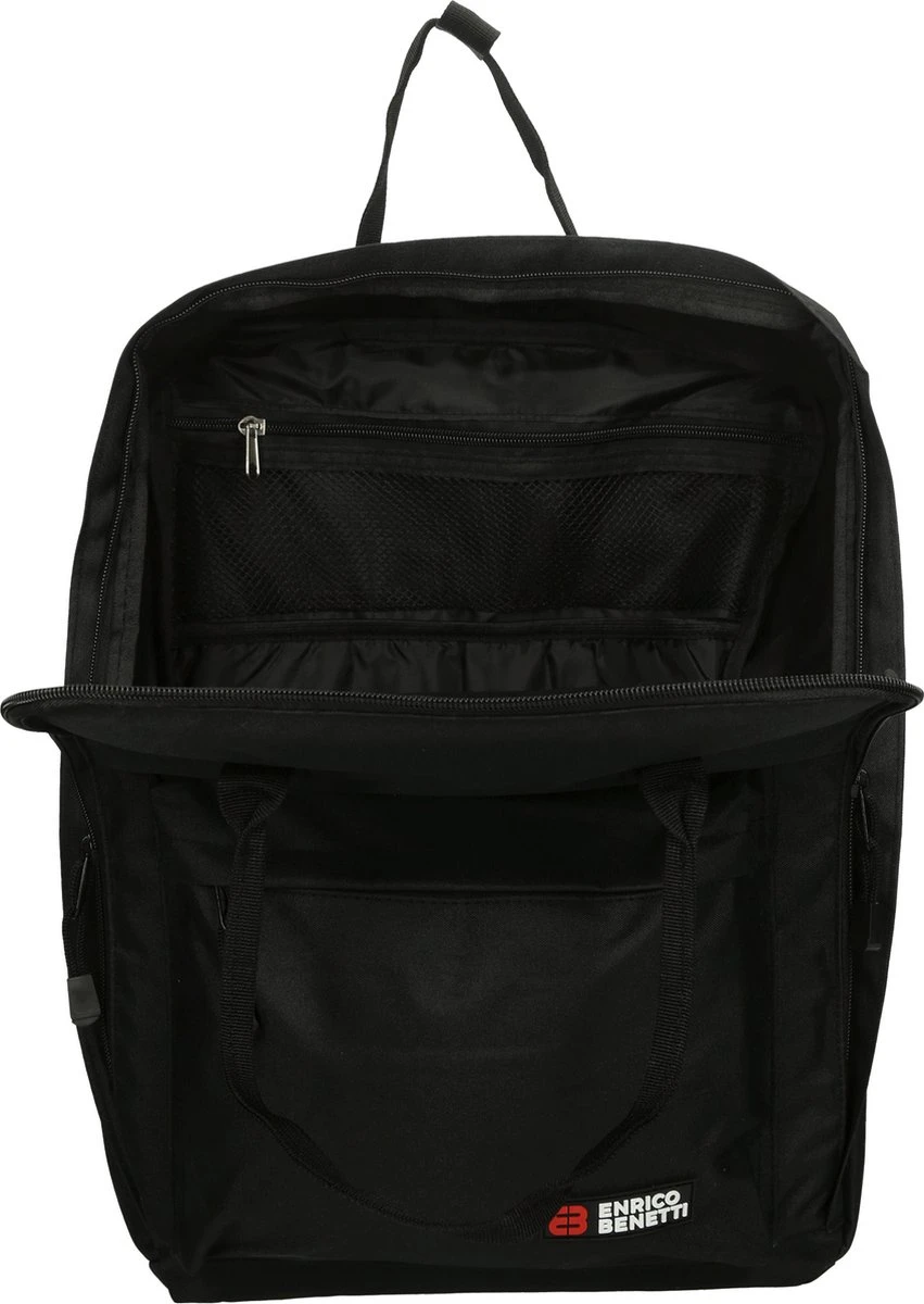 Enrico Benetti San Jose Rugzak - 15" Laptop - 17 Liter - 46213 - Zwart 7 Enrico Benetti San Jose Rugzak - 15" Laptop - 17 Liter - 46213 - Zwart - Afbeelding 5