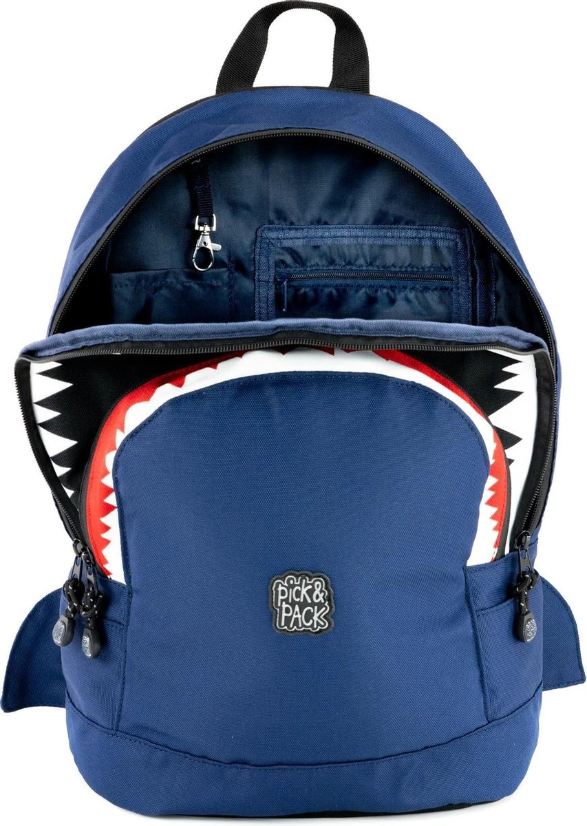 Pick & Pack Haaienvorm - Rugzak - Donkerblauw - Maat M 7 Pick & Pack Haaienvorm - Rugzak - Donkerblauw - Maat M - Afbeelding 5