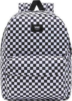 Vans MN Old Skool Check B Rugzak - Black/White -Tas Kortingswinkel 854x1200 7