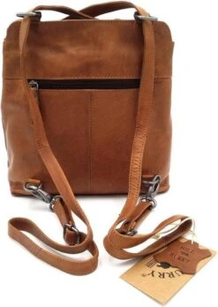 Hillburry Rugzak - Leder/Leer - Anti Diefstal - Schoudertas En Rugzak - Bruin / Camel/ Cognac -Tas Kortingswinkel 855x1200 22