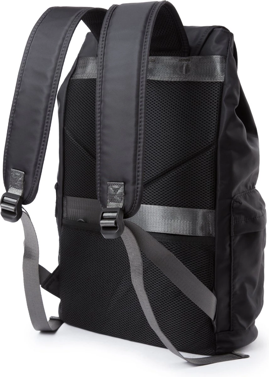 HEANVÈR Vintage Oxfort Rugzak - Waterdichte Rugtas 23L - 15,6 Inch Laptop Tas - Zwart 5 HEANVÈR Vintage Oxfort Rugzak - Waterdichte Rugtas 23L - 15,6 Inch Laptop Tas - Zwart - Afbeelding 3