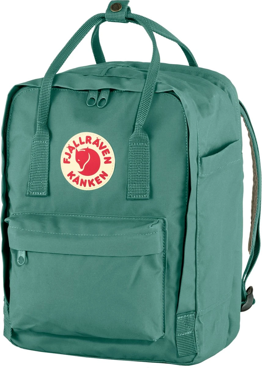 Fjallraven Fjällräven Kånken Laptop 13" Unisex Rugzak - Frost Green 4 Fjallraven Fjällräven Kånken Laptop 13" Unisex Rugzak - Frost Green - Afbeelding 2