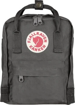 Fjallraven Fjällräven Kånken Mini Unisex Rugzak - Super Grey -Tas Kortingswinkel 859x1200 13
