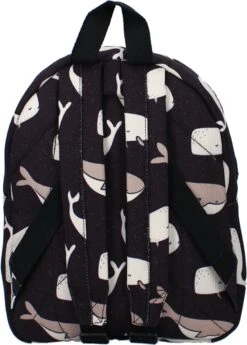 Kidzroom Full Of Wonders Rugzak - 2 T/m 6 Jaar - Zwart - Walvis -Tas Kortingswinkel 860x1200 15