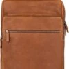 Burkely Antique Avery Unisex Rugzak Rits 15.6'' - Cognac