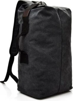 CANVAS Heavy Duty Ghurka Army Reistas RUGZAK 35 Liter! Zwart