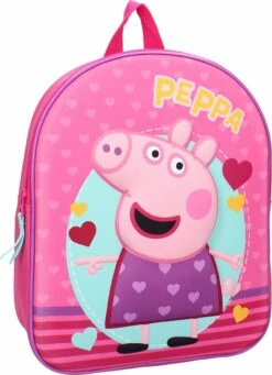 Nickelodeon Rugzak Peppa Pig 3d 9 Liter Polyester Roze