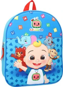 Cocomelon Rugzak Here We Go! 3d Junior 8,5 Liter Polyester Blauw -Tas Kortingswinkel 870x1200 24