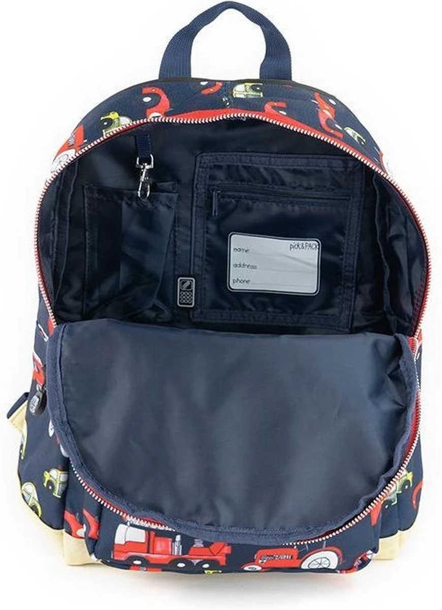 Pick & Pack Auto’s - Rugzak - Donkerblauw - Maat M 6 Pick & Pack Auto’s - Rugzak - Donkerblauw - Maat M - Afbeelding 4