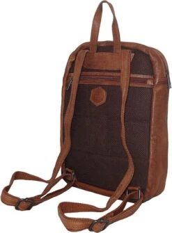 Bear Design Tiffany Leren Rugzak - Cognac -Tas Kortingswinkel 885x1200 12