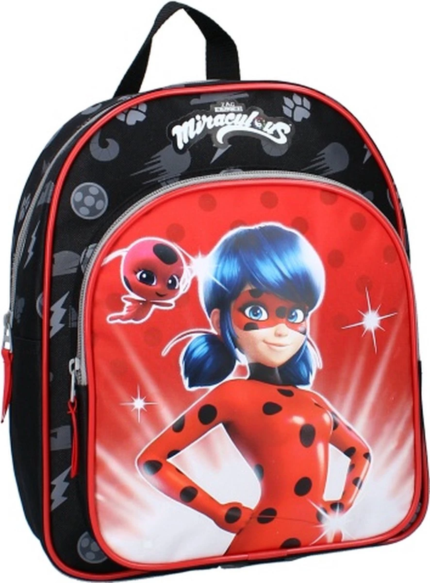 Miraculous Ladybug Love And Courage Rugzak - Zwart 11 Miraculous Ladybug Love And Courage Rugzak - Zwart - Afbeelding 9