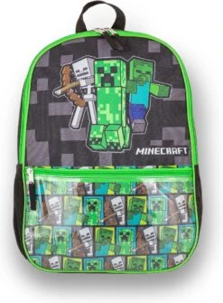 Minecraft Rugzak Creeper Zombie Skeleton 5 Pieces - Hoogte 44cm -Tas Kortingswinkel 886x1200 14