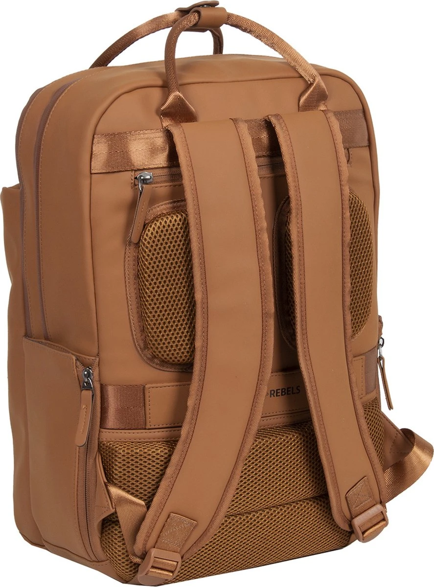 New Rebels® William - Rugtas - Bruin - Waterafstotend - 15.6151413121087 - 20L - 28x16x44cm - Rugzak / Backpack 12 New Rebels® William - Rugtas - Bruin - Waterafstotend - 15.6151413121087 - 20L - 28x16x44cm - Rugzak / Backpack - Afbeelding 10