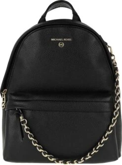 Michael Kors Slater Dames Rugzak Leer - Zwart