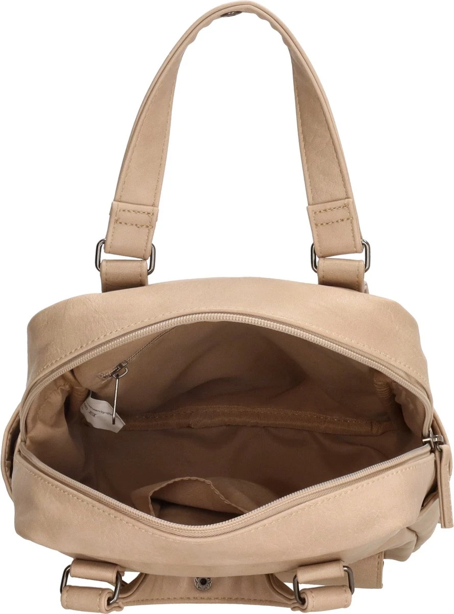 Beagles Carino Rugzak - Lichttaupe 6 Beagles Carino Rugzak - Lichttaupe - Afbeelding 4