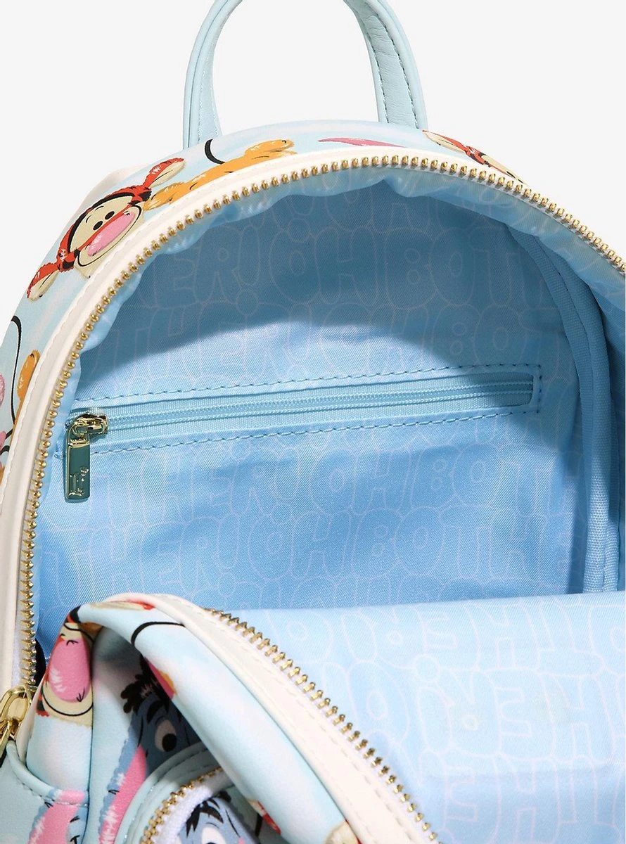 FUNKO Loungefly: Disney Winnie De Poeh Ballon Vrienden Mini Rugzak 6 FUNKO Loungefly: Disney Winnie De Poeh Ballon Vrienden Mini Rugzak - Afbeelding 4