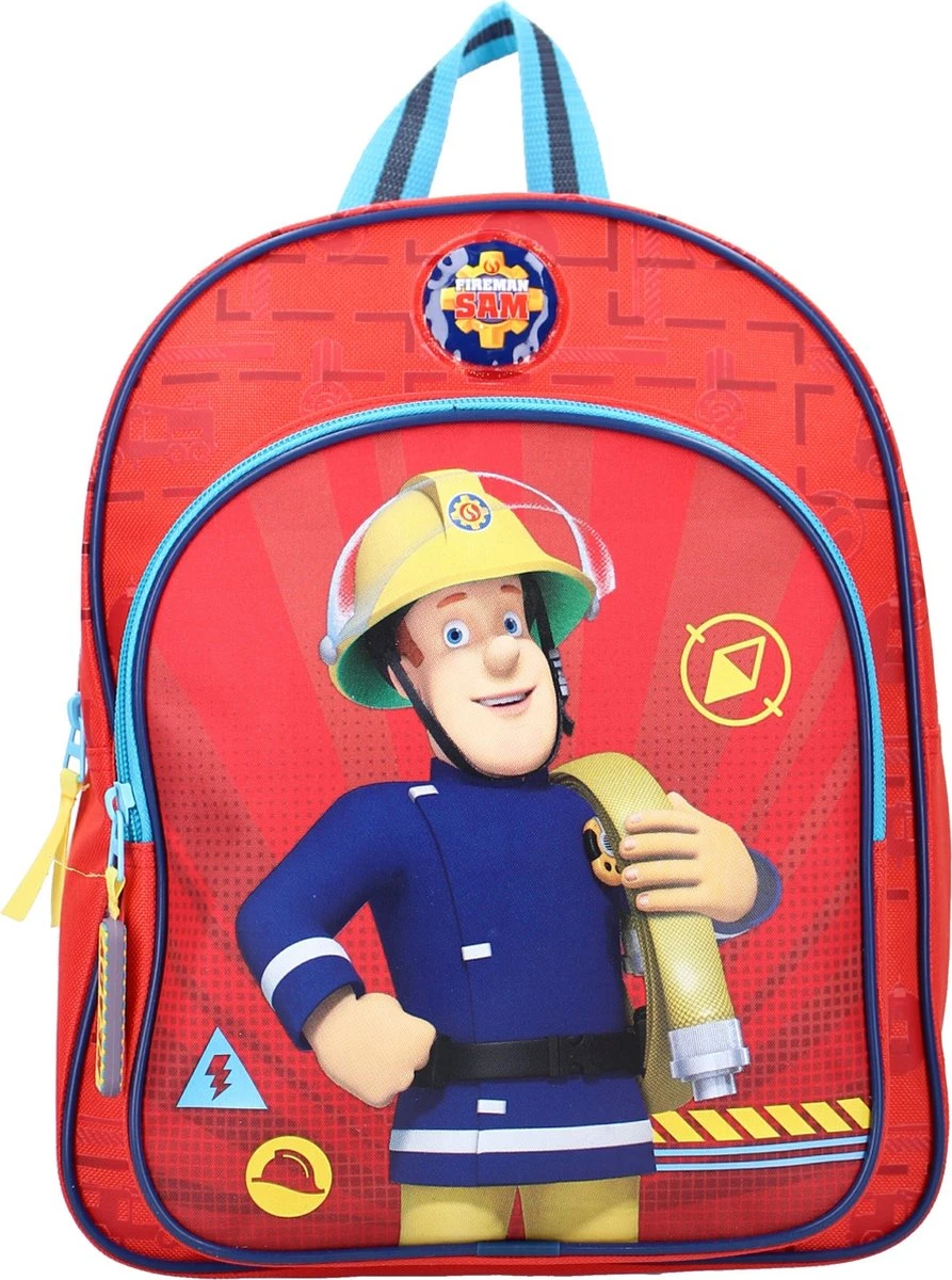 Brandweerman Sam Rugzak Junior 8 Liter Polyester Rood/blauw 5 Brandweerman Sam Rugzak Junior 8 Liter Polyester Rood/blauw - Afbeelding 3