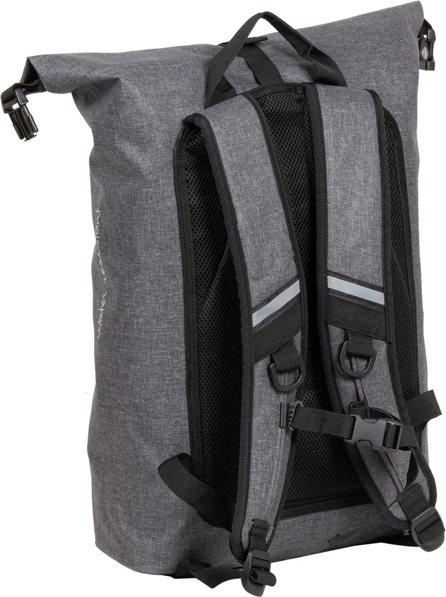 New Rebels® Vepo - Rugtas - Grijs/Rood - Waterbestendig - 15.6151413121087 - 33x15x65cm - Rugzak / Backpack 5 New Rebels® Vepo - Rugtas - Grijs/Rood - Waterbestendig - 15.6151413121087 - 33x15x65cm - Rugzak / Backpack - Afbeelding 3