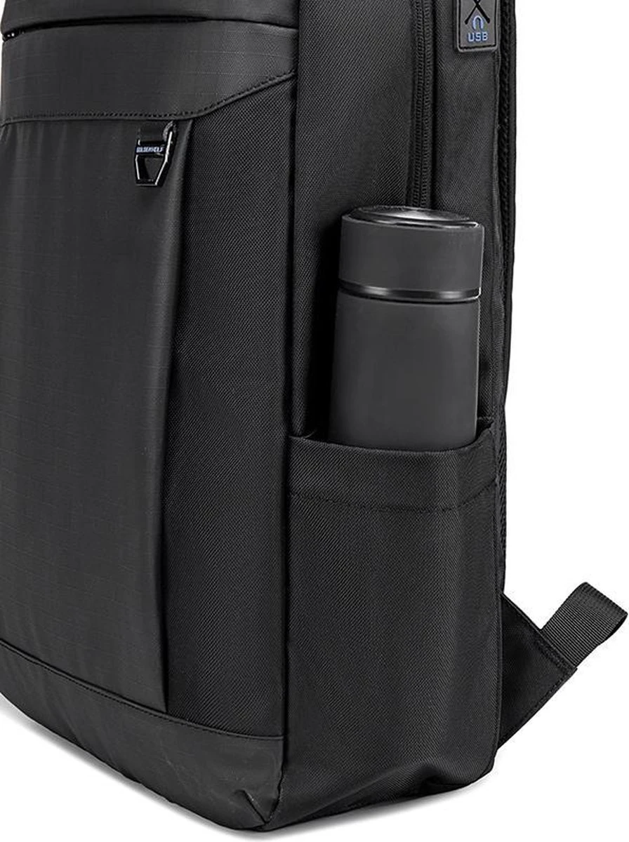 Golden Wolf Rugtas - Rugzak - Laptoptas - Motortas - Zwart 4 Golden Wolf Rugtas - Rugzak - Laptoptas - Motortas - Zwart - Afbeelding 2