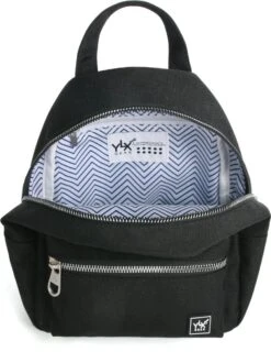 YLX Mini Backpack Voor Dames. Zwart. Recycled Rpet Materiaal. Gerecyclede Plastic Flessen. Eco-friendly. Mini Rugzak - Dames - Vrouwen - Tieners - Meiden -Tas Kortingswinkel 897x1200 7