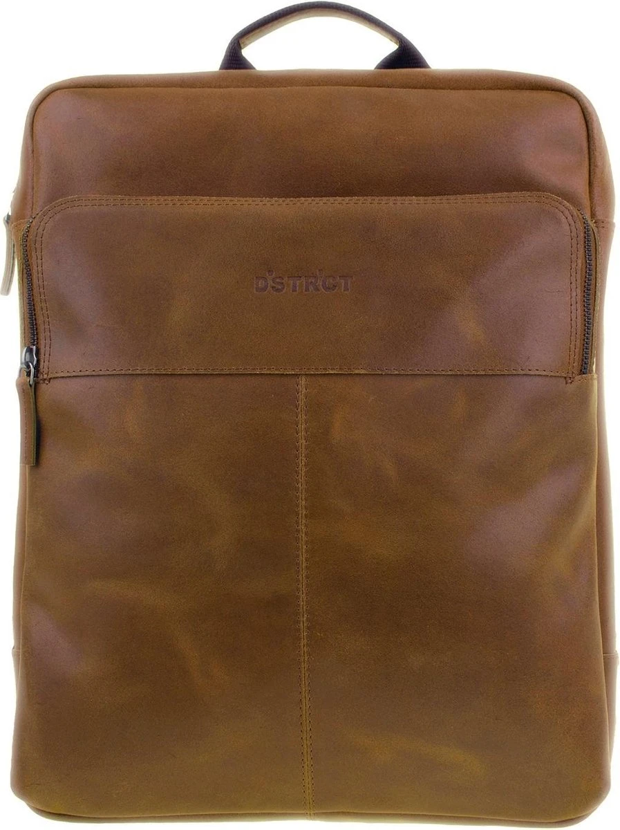 DSTRCT Limited Rugtas - 15,6 Inch Laptoptas - Cognac 3 DSTRCT Limited Rugtas - 15,6 Inch Laptoptas - Cognac
