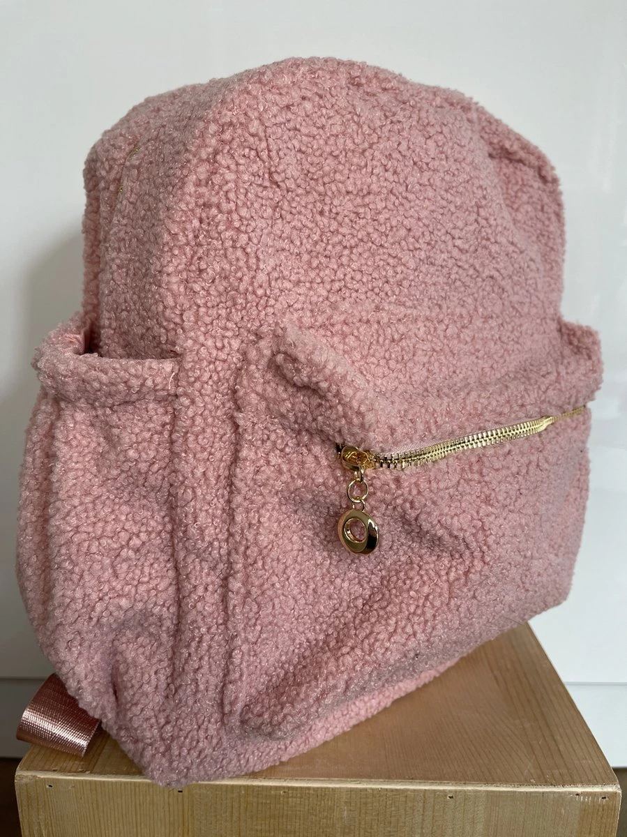 Merkloos Teddy Rugzak Roze Zijvak | Kind | Peuter | School | Rugzak Teddy | Meisje | Jongen 4 Merkloos Teddy Rugzak Roze Zijvak | Kind | Peuter | School | Rugzak Teddy | Meisje | Jongen - Afbeelding 2