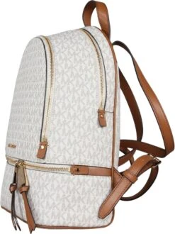 Michael Kors Rhea M Dames Rugzak - Vanilla -Tas Kortingswinkel 899x1200 9