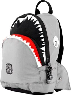 Pick & Pack Shark Shape Kinderrugzak - Grey 33 Pick & Pack Shark Shape Kinderrugzak - Grey -Tas Kortingswinkel 900x1200 24