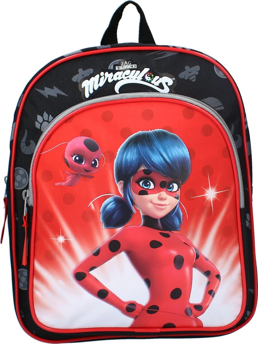 Miraculous Ladybug Love And Courage Rugzak - Zwart 7 Miraculous Ladybug Love And Courage Rugzak - Zwart - Afbeelding 5