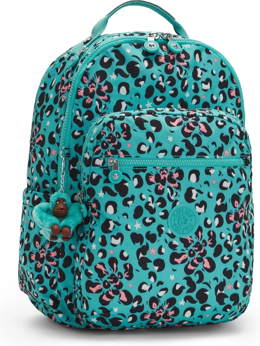 Kipling Seoul Rugzak - Leopard Flower 6 Kipling Seoul Rugzak - Leopard Flower - Afbeelding 4