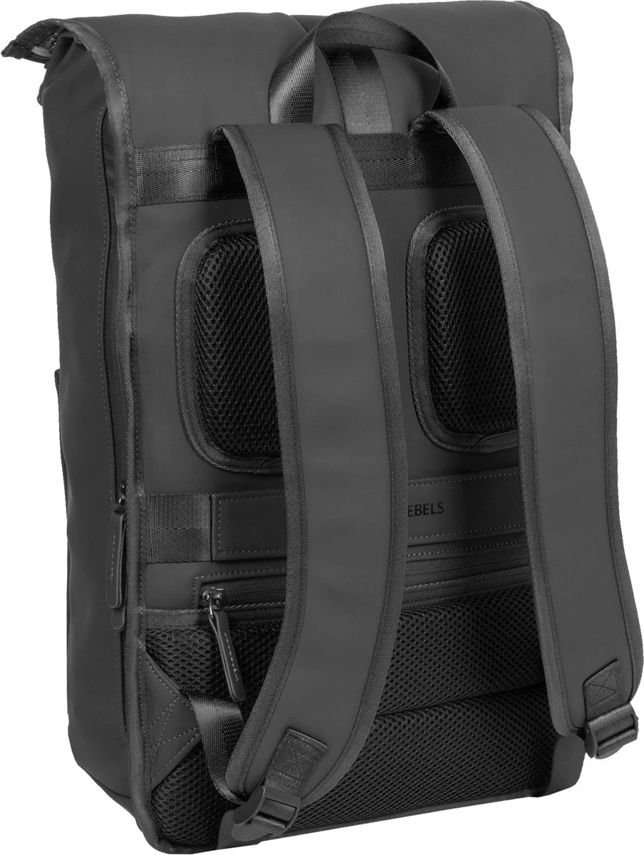 New Rebels® William - Rugtas - Zwart - Waterafstotend - 15.6151413121087 - 16L - 28x13x43cm - Rugzak / Backpack 5 New Rebels® William - Rugtas - Zwart - Waterafstotend - 15.6151413121087 - 16L - 28x13x43cm - Rugzak / Backpack - Afbeelding 3