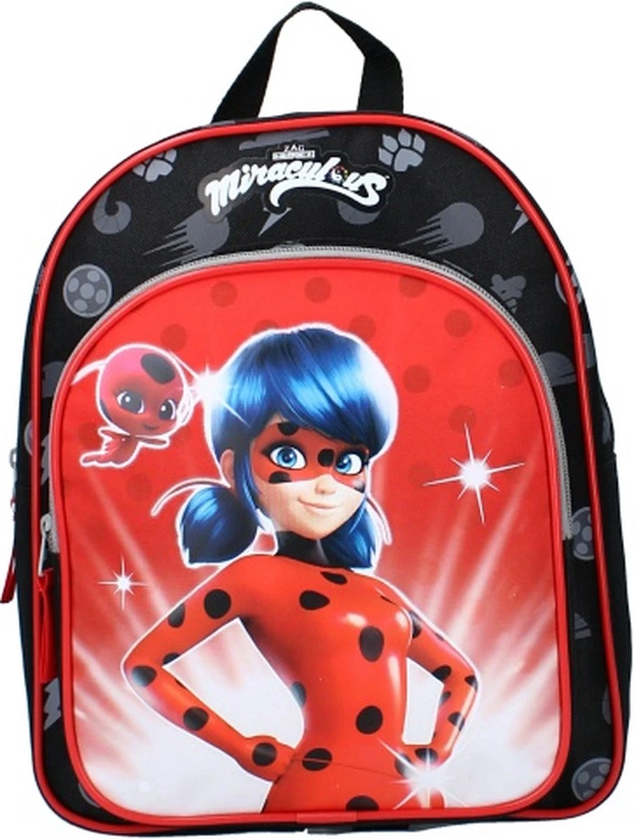 Miraculous Ladybug Love And Courage Rugzak - Zwart 10 Miraculous Ladybug Love And Courage Rugzak - Zwart - Afbeelding 8