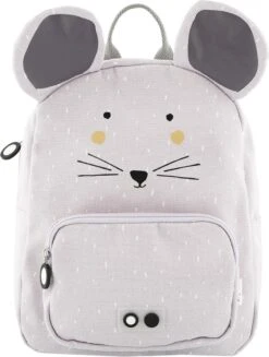 Trixie Kinderrugzak / Rugzak / Schooltas - Rugtas - 3 Liter - Katoen - Paars