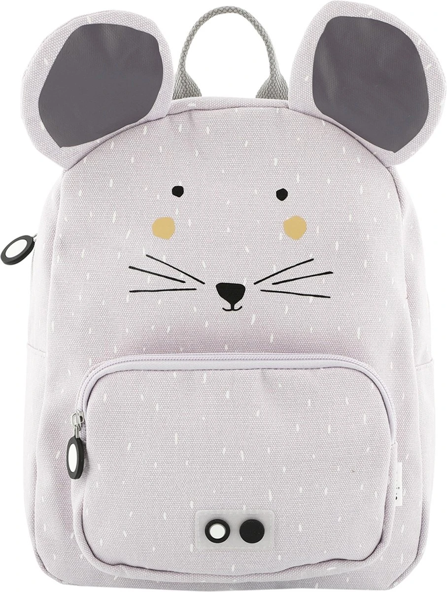 Trixie Kinderrugzak / Rugzak / Schooltas - Rugtas - 3 Liter - Katoen - Paars 3 Trixie Kinderrugzak / Rugzak / Schooltas - Rugtas - 3 Liter - Katoen - Paars