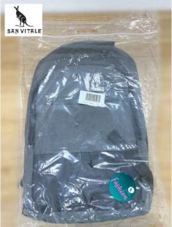 San Vitale® - Rugzak 2.0 Met USB Poort - Schooltas - 16 Inch Laptop Rugtas - Dames/Heren - 30L - Waterafstotend - Grijs -Tas Kortingswinkel 907x1200 2