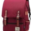 Veran Rugtas - Rugzak - 25 Liter - 15,6" Laptopvak - Boekentas - Vintage - Laptop - School - Boekentas - Rood -Tas Kortingswinkel 908x1200 1