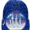 Disney Loungefly Backpack Cinderella Castle Sequin