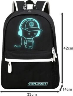 Kruzzel Reflecterende Rugzak + Etui Met USB -Tas Kortingswinkel 910x1200 3