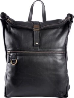 WILD WOODS Leren 15 Inch Laptop Rugtas Met Kliksluiting - 15,6 Inch - Ruime Laptop Rugzak - Dames En Heren - Rundleer - Zwart 9 WILD WOODS Leren 15 Inch Laptop Rugtas Met Kliksluiting - 15,6 Inch - Ruime Laptop Rugzak - Dames En Heren - Rundleer - Zwart -Tas Kortingswinkel 911x1200 3