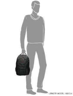 Enrico Benetti Cornell - Laptoprugzak 17 Inch - Zwart -Tas Kortingswinkel 915x1200 7